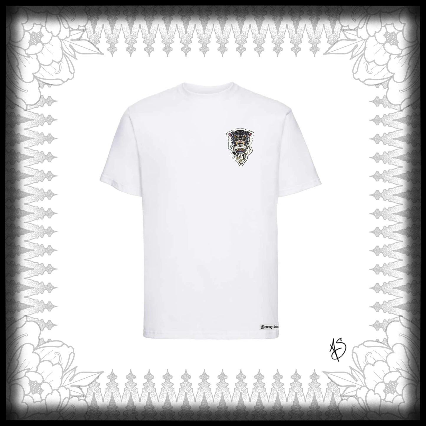 Skully Jaguar Patch T-shirt