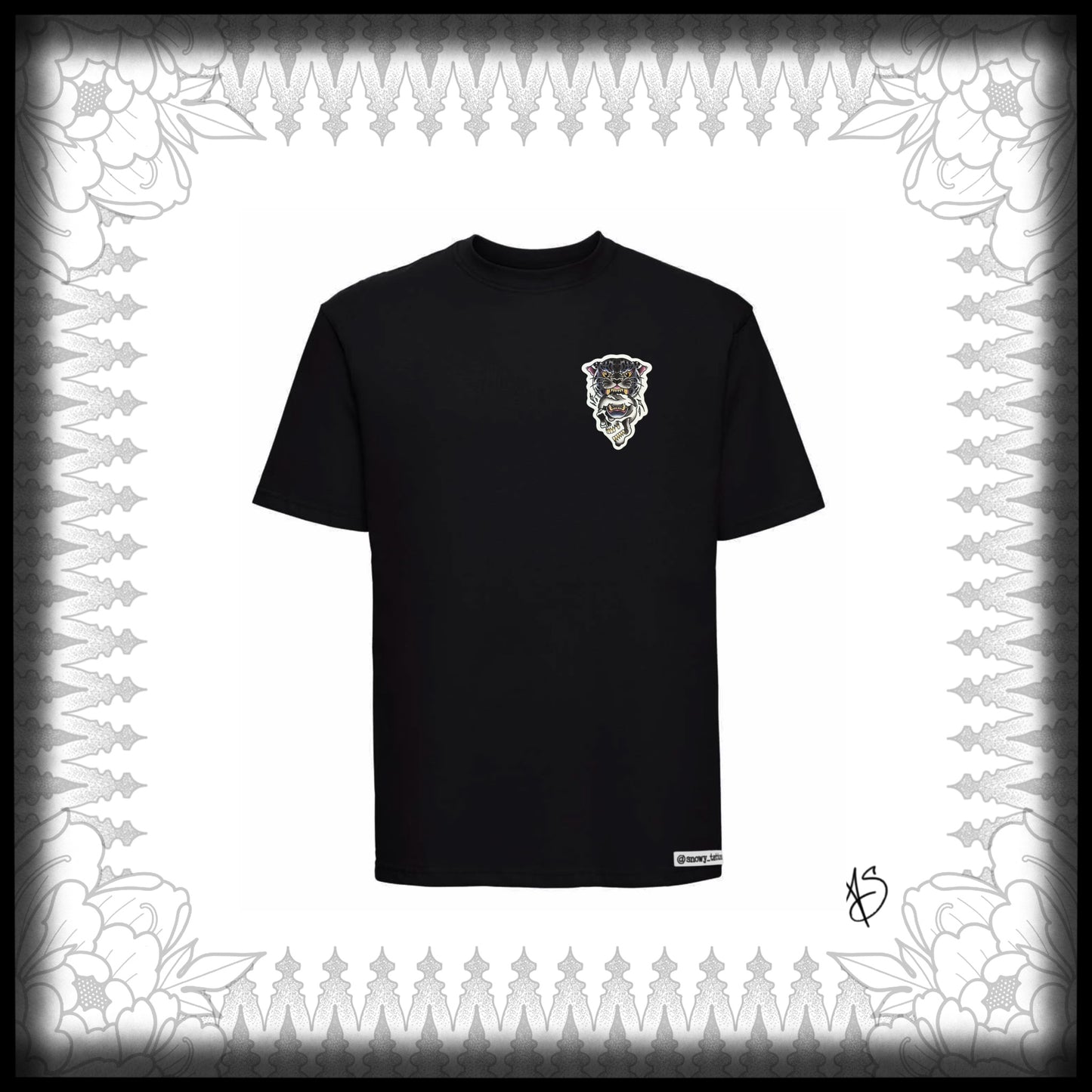Skully Jaguar Patch T-shirt